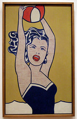 Girl with Ball by Roy Lichtenstein in the Museum of Modern Art, August 2007