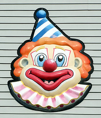 Clown Sign in Astroland Park in Coney Island, June 2008