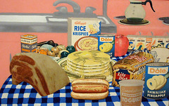 Detail of Still Life #30 by Tom Wesselmann in the Museum of Modern Art, December 2007