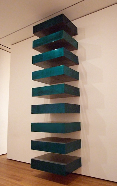 Untitled (Stack) by Donald Judd in the Museum of Modern Art, December 2007
