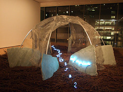 Places with No Street by Mario Merz in the Museum of Modern Art, December 2007