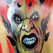 Detail of a Demon on the Dante's Inferno Haunted House Ride in Astroland in Coney Island, June 2008