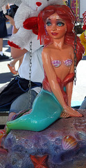 Little Mermaid Statue in Astroland Park in Coney Island, June 2007