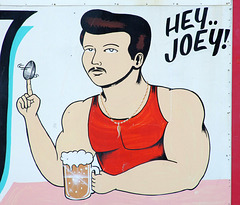 "Hey Joey" Sign in Coney Island, June 2008