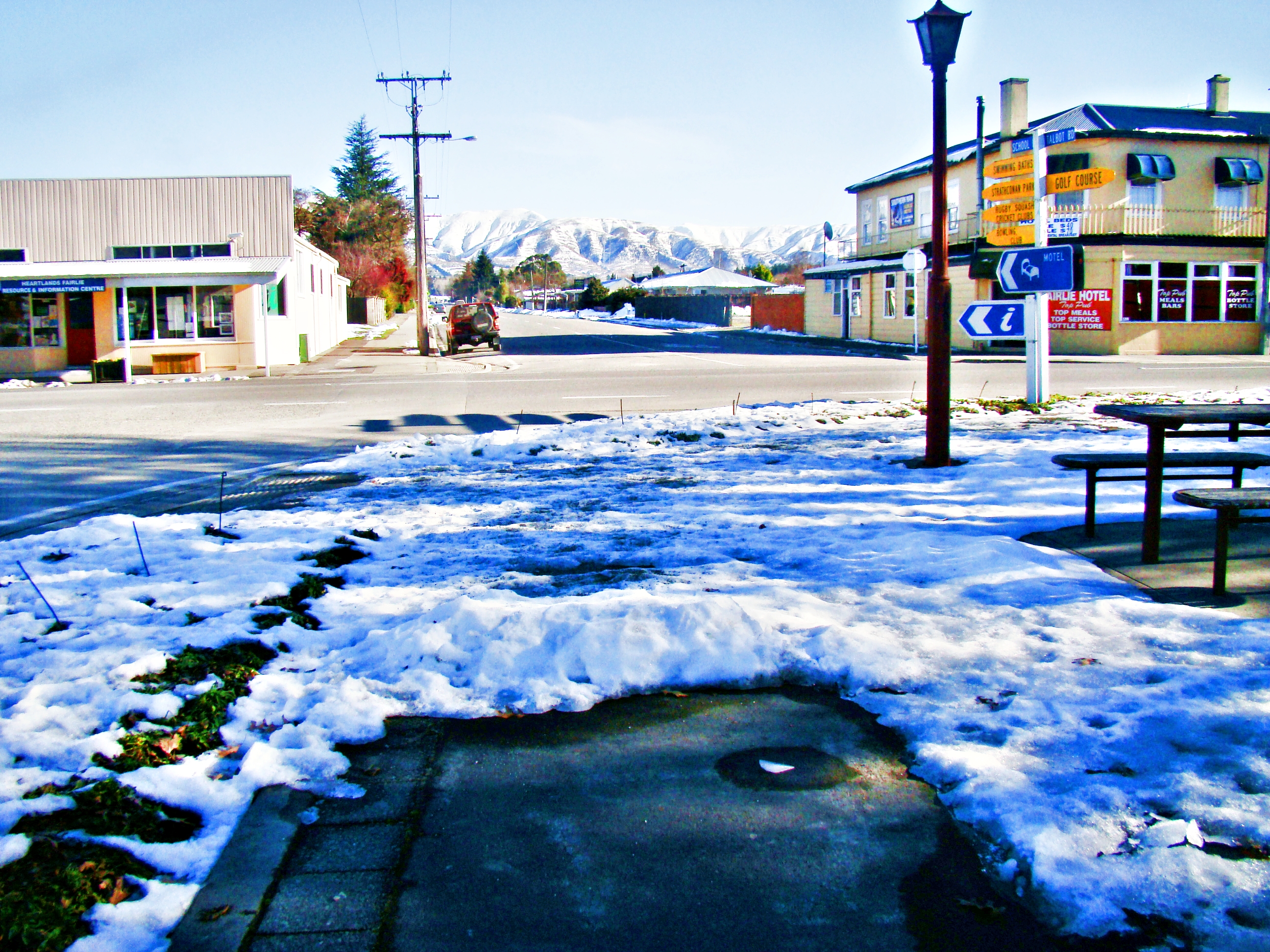 From Fairlie main street, June 2013