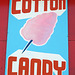 Cotton Candy Sign on a Snack Bar in Coney Island, June 2008