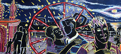 Detail of a Mural on a Taco Stand in Coney Island, June 2008