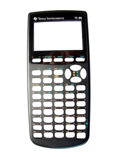 TI-89 front cover