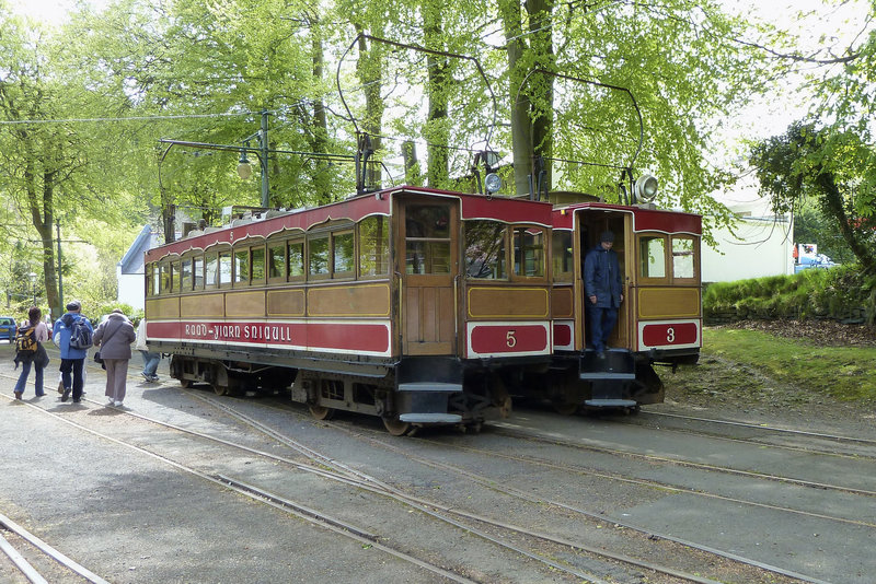 Isle of Man 2013 – Trams № 3 and 5 of the Snaefell mountain railway