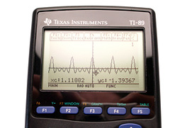 TI-89 function plot