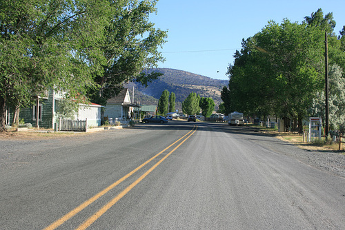 Main street, Frenchglen, Oregon