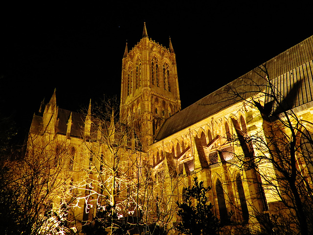 lincoln cathedral at night lincoln cathedral at night