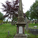 Memorial to Charles Angus Ross, Died of injuries sustained whilst playing football aged 19. March 1st 1879.