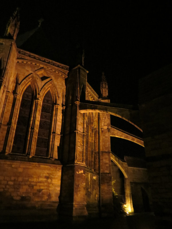 lincoln cathedral at night