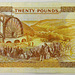 Isle of Man 2013 – £20 Isle of Man Pounds note reverse side