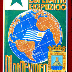 Première expôsition mondiale d'espéranto, Montevideo, Uruguay, 1954