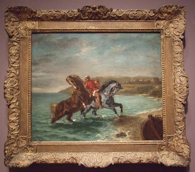 Horses Coming out of the Sea by Delacroix in the Phillips Collection, January 2011