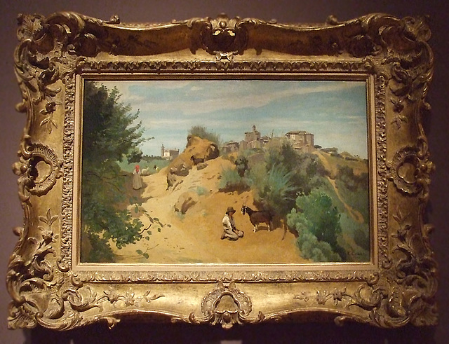 Genzano by Corot in the Phillips Collection, January 2011