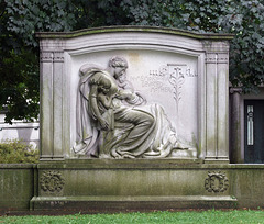 Victorian "Ara Pacis-Inspired" Tomb Monument in Woodlawn Cemetery, August 2008