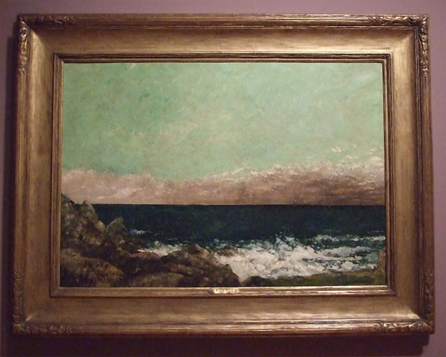 The Mediterranean by Courbet in the Phillips Collection, January 2011