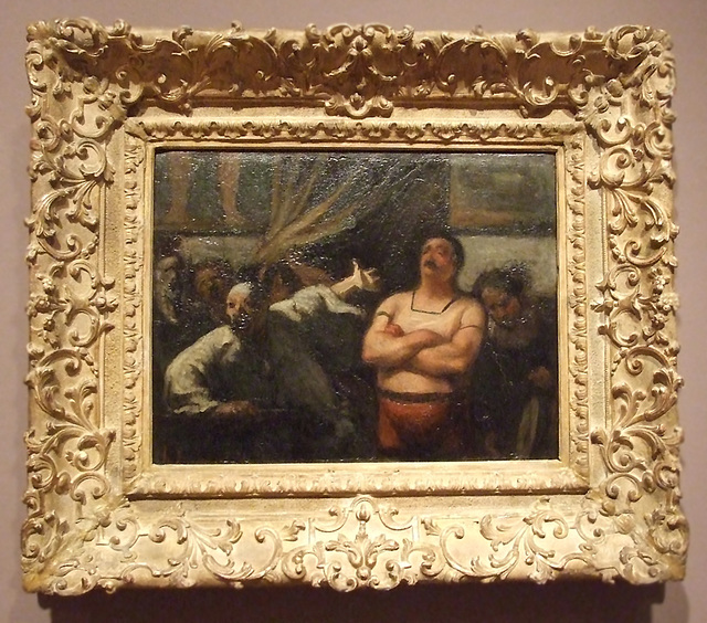 The Strong Man by Daumier in the Phillips Collection, January 2011