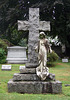 A Large Cross with Mouner Grave Monument in Woodlawn Cemetery, August 2008