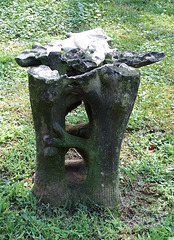 Odd Stone Pedestal (?) in Woodlawn Cemetery, August 2008