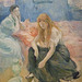 Detail of Two Girls by Morisot in the Phillips Collection, January 2011