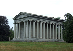 Greek Temple-Inspired Mausoleum in Woodlawn Cemetery, August 2008