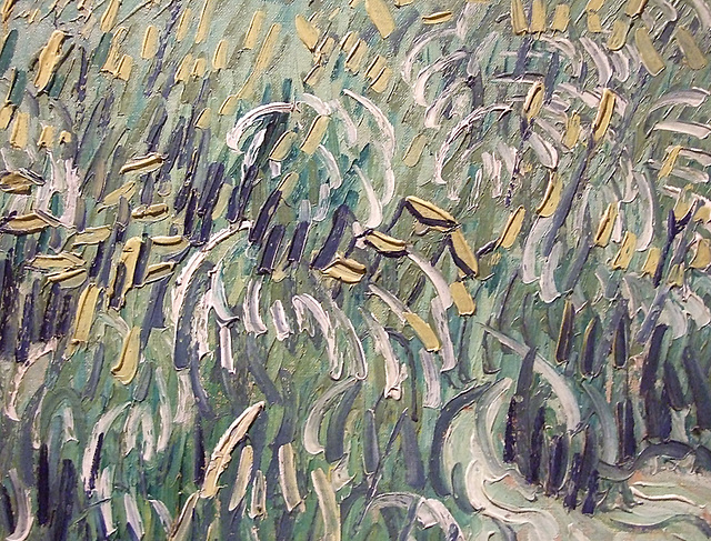 Detail of House at Auvers by Van Gogh in the Phillips Collection, January 2011