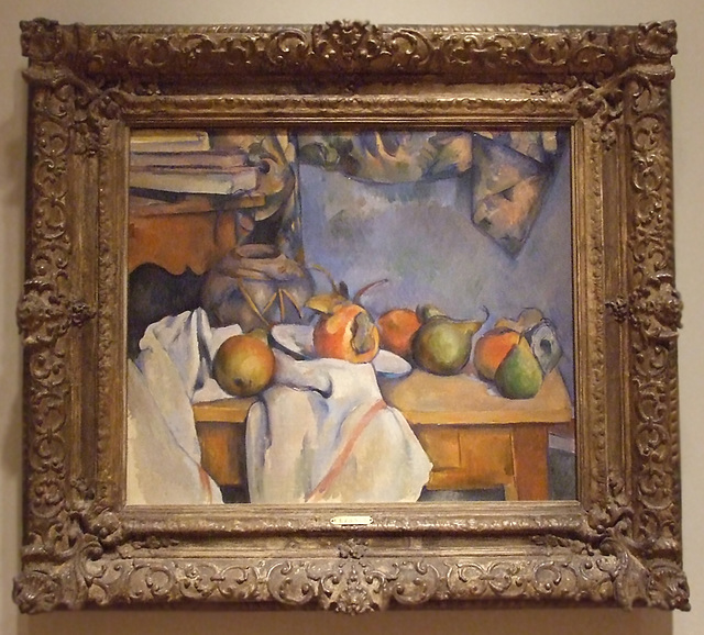Ginger Pot with Pomegranate and Pears by Cezanne in the Phillips Collection, January 2011