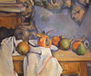 Detail of Ginger Pot with Pomegranate and Pears by Cezanne in the Phillips Collection, January 2011