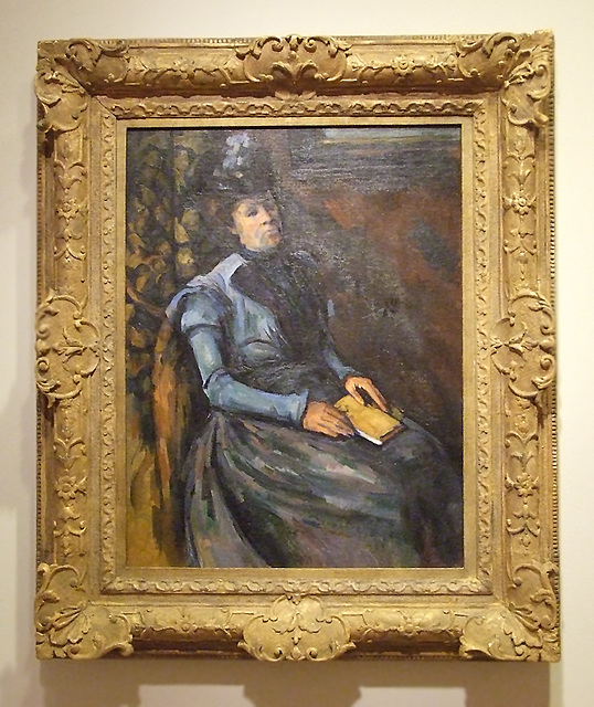 Seated Woman in Blue by Cezanne in the Phillips Collection, January 2011