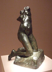 Female Torso, Kneeling, Twisting, Nude by Rodin in the Phillips Collection, January 2011