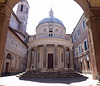 Bramante's Tempietto as seen from the Front in Rome, June 2012