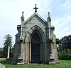 A Neo-Gothic Church-Shaped Mausoleum in Woodlawn Cemetery, August 2008