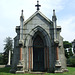 A Neo-Gothic Church-Shaped Mausoleum in Woodlawn Cemetery, August 2008