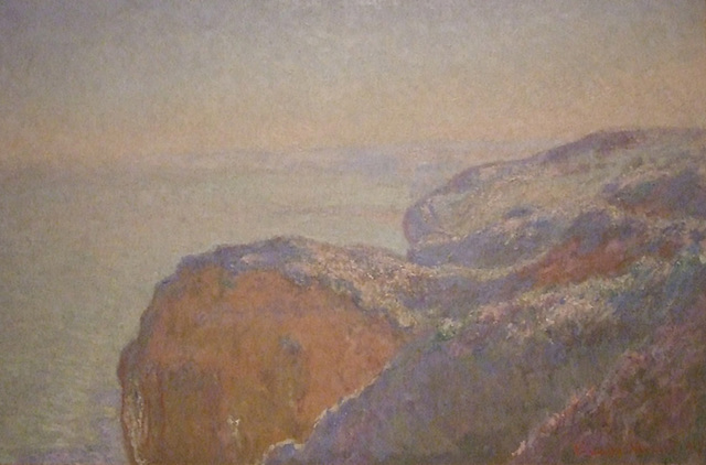 Detail of Val Saint-Nicholas Near Dieppe by Monet in the Phillips Collection, January 2011