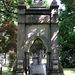 A Funerary Monument with a Sculpture of Two Angels under a Canopy in Woodlawn Cemetery, August 2008