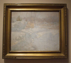 Winter by John Henry Twachtman in the Phillips Collection, January 2011