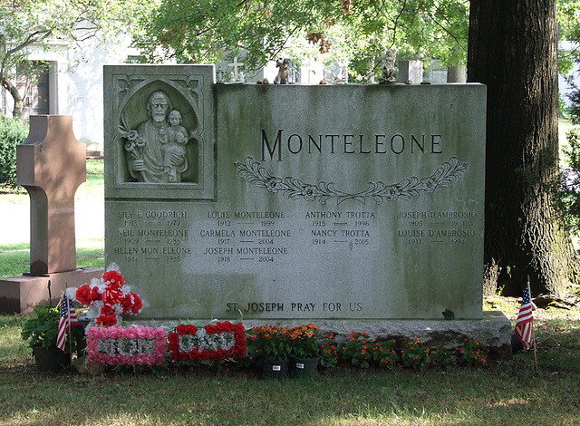 A Modern Funerary Monument in Woodlawn Cemetery, August 2008