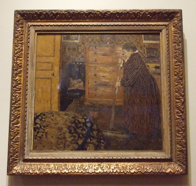 Woman Sweeping by Vuillard in the Phillips Collection, January 2011