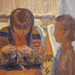 Detail of The Lesson by Bonnard in the Phillips Collection, January 2011