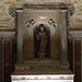 Detail of the Statue of St. Peter above the Altar in the Lower Level of Bramante's Tempietto in Rome, June 2012