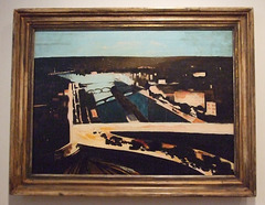 City at Evening by Lee Gatch in the Phillips Collection, January 2011