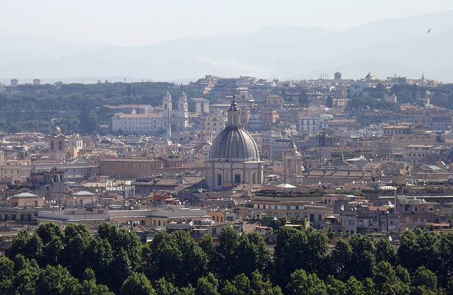 View of Rome from the Janiculum Hill, June 2012