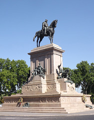 The Garibaldi Monument on the Janiculum Hill in Rome, June 2012