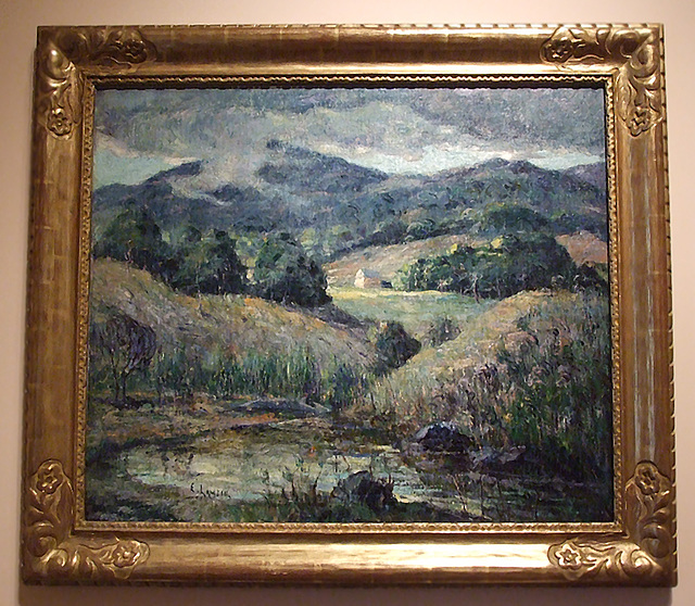Approaching Storm by Ernest Lawson in the Phillips Collection, January 2011
