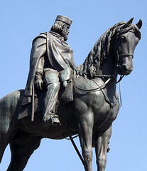 Detail of the Garibaldi Monument on the Janiculum Hill in Rome, June 2012