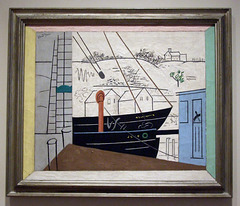 Boats by Stuart Davis in the Phillips Collection, January 2011